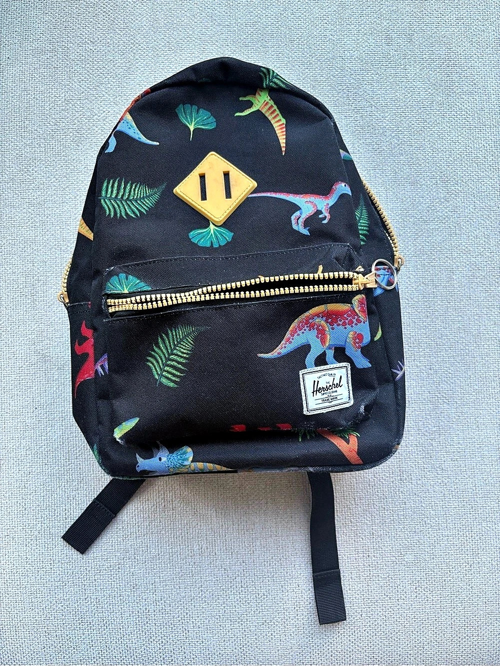 Herschel Printed Backpack in Black & Multi